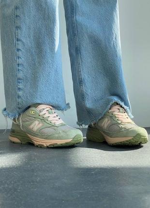 Жіночі кросівки в стилі new balance 993 green.1 фото