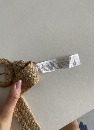 Ремешок из джута zara
