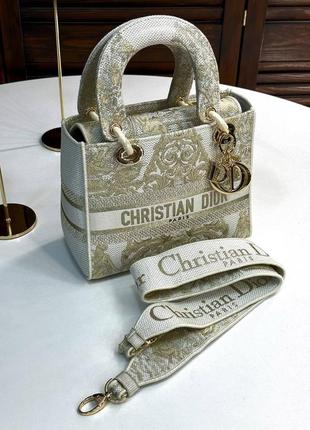 Шикарна жіноча сумка в стилі dior lady