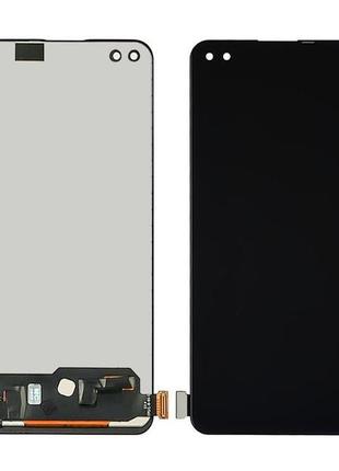 Дисплейний модуль ips для oppo a93 / reno 4 lite / reno 4 чорний