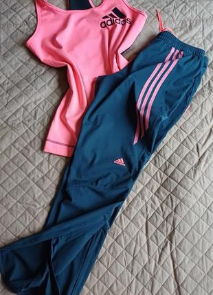 Штаны спортивные adidas оригинал р.s,m