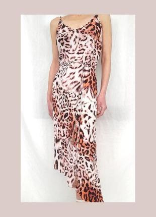 Платье -сарафан в леопардовый принт f&f holiday 14-16 размер.