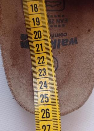 Walkx comfort. кожаные ортопедические шлепанцы 39 размер.