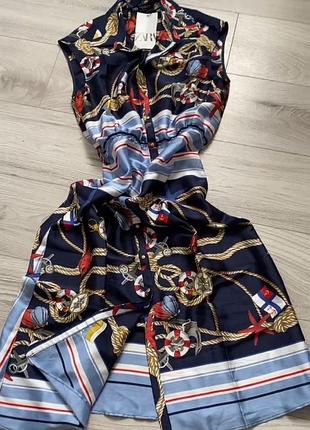 Платье миди zara новое