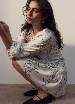 Балетки сітка сетка тренд h&m