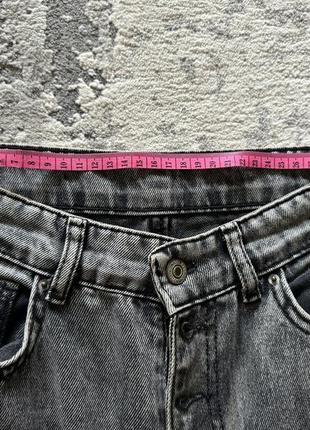 Джинсы палаццо серые