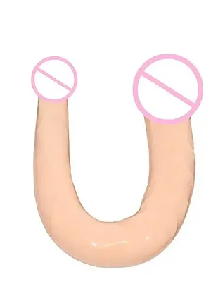 Двухсторонний фаллоимитатор "sex talent double dong" - телесный