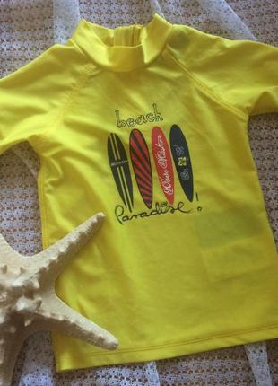 Солнцезащитная пляжная гидрофутболка lupilu унисекс