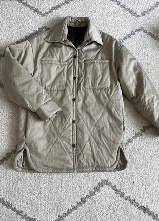 Сорочка куртка zara , теплая рубашка, рубашка пальто в стиле zara
