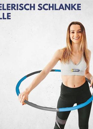 Сток спортивний обруч hula hoop з вагою i для схуднення