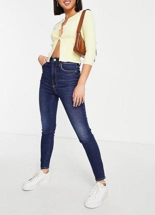 Джинсы скинни 38/mex28/uk10 stradivarius