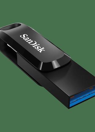 Флешка usb-c 2-в-1 sandisk usb 3.1 ultra dual go type-c 1tb (sdddc3-1t00-g46)