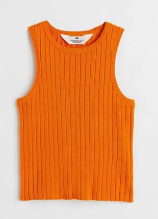 Топ h&amp;m оранжевый
