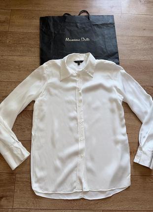 Massimo dutti жіноча біла сучасна блуза!оригінал