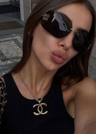 Очки miu miu маска