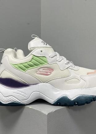 Skechers ‘white green violet’ 38