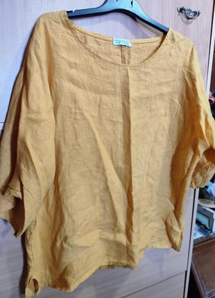 Очень стильный блузон из 100%льна