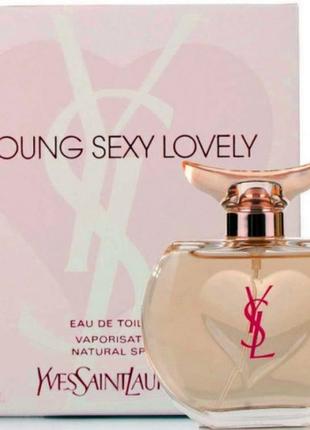 Yves saint laurent ysl young sexy lovely туалетная вода 30мл
