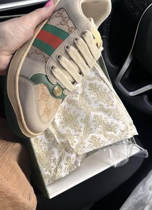 Кеды в стиле gucci 38р