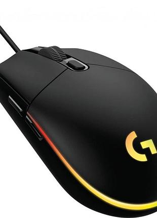 Мышь logitech g102 lightsync usb 200-8000 dpi rgb-подсветка 6 кнопок черная