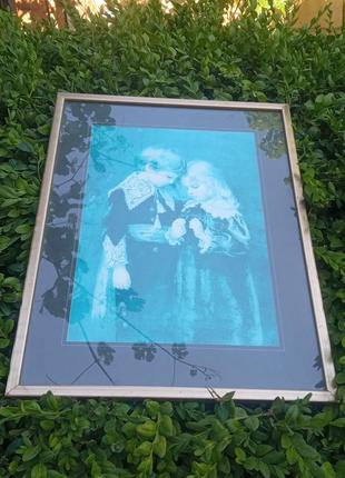 Картина литография! винтаж ! хорошее состояние