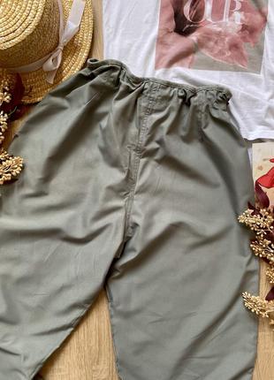 Штани палацо труби на зав’язки в талії на шнурку в поясі8 фото