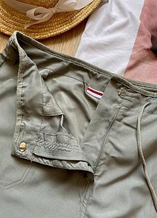 Штани палацо труби на зав’язки в талії на шнурку в поясі5 фото