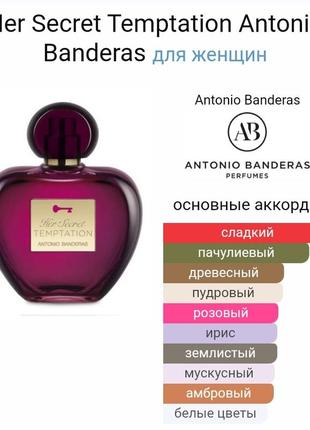 Antonio banderas her sicret temptaion дюп la vie est belle lancôme