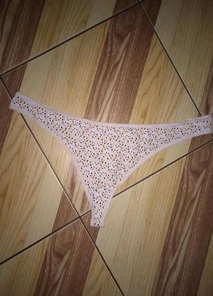 Трусики стринги коттоновые
