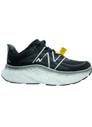 New balance fresh foam x more v4 black white1 фото