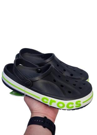 Крокси crocs чорні4 фото