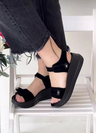 Хіт 🔥🔥🔥! стильні босоніжки з натуральної замші 1200 грн