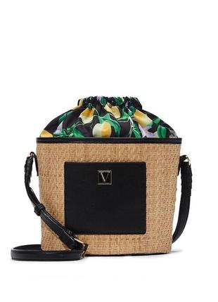Сумка victoria’s secret пляжна сумка vs сумка-корзина солом'яна сумка сумка з лимонами