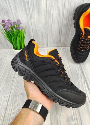 Кроссовки меррелл термо merrell vibram thermo black orange7 фото