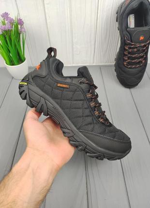 Кроссовки меррелл термо merrell ice cap thermo black orange7 фото