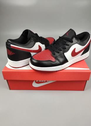 Кроссовки найк джордан мужские nike air jordan 1 low black wine