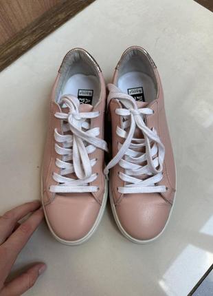 Кеди з натуральної шкіри