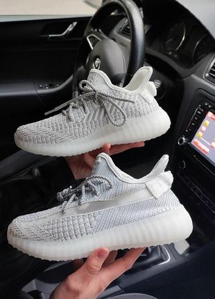 Жіночі кросівки adidas yeezy boost 350 v2 сірі4 фото