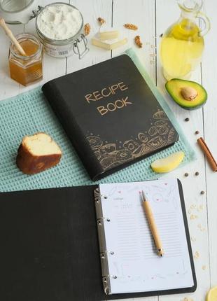 Книга для записів кулінарних рецептів "recipe book" а5 22,5х17см6 фото