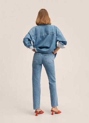 Джинсы mango голубые джинсы mango синие джинсы mango джинсы straight джинсы regular2 фото