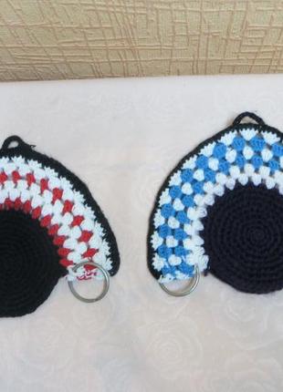 Панно, вязаные крючком африканец, папуасы.