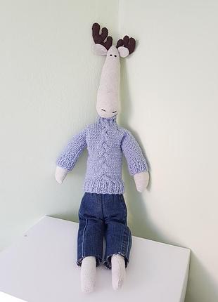 Игрушка лось, elk