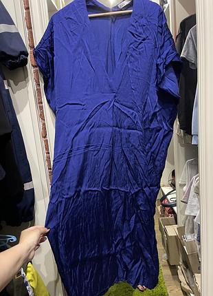 Туника атласная zara l-xl