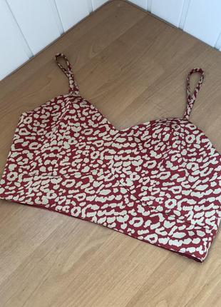 Топ, жіночий топ, женский топ, топ в принт,  леопардовий топ, топ в анімалістичний принт, топ в анималисьический принт, блуза, блузка