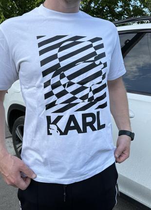 Мужская футболка karl lagerfeld