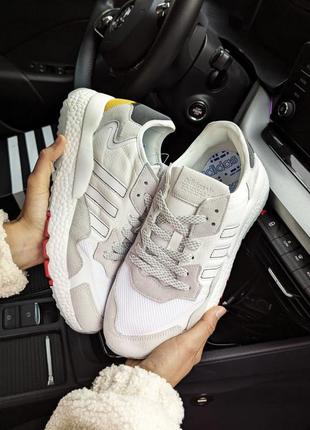 Чоловічі кросівки adidas nite jogger 3m сірі
