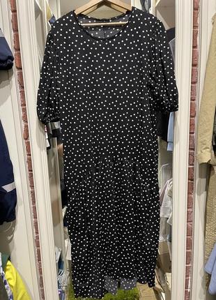 Сукня рукава фонарики l-xl