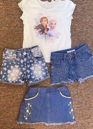 Джинсовые шорты 110-116 р