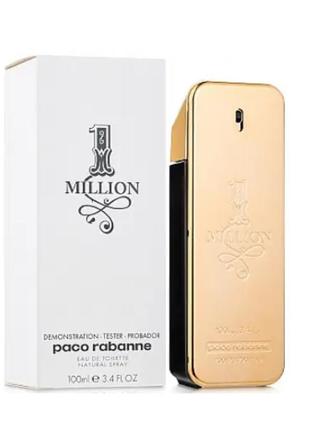 Тестер чоловічої туалетної води paco rabanne 1 million (пако рабанн ван мільйон) 100 мл