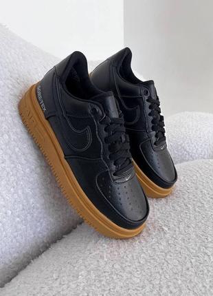 Nike af low термо gore tex black8 фото